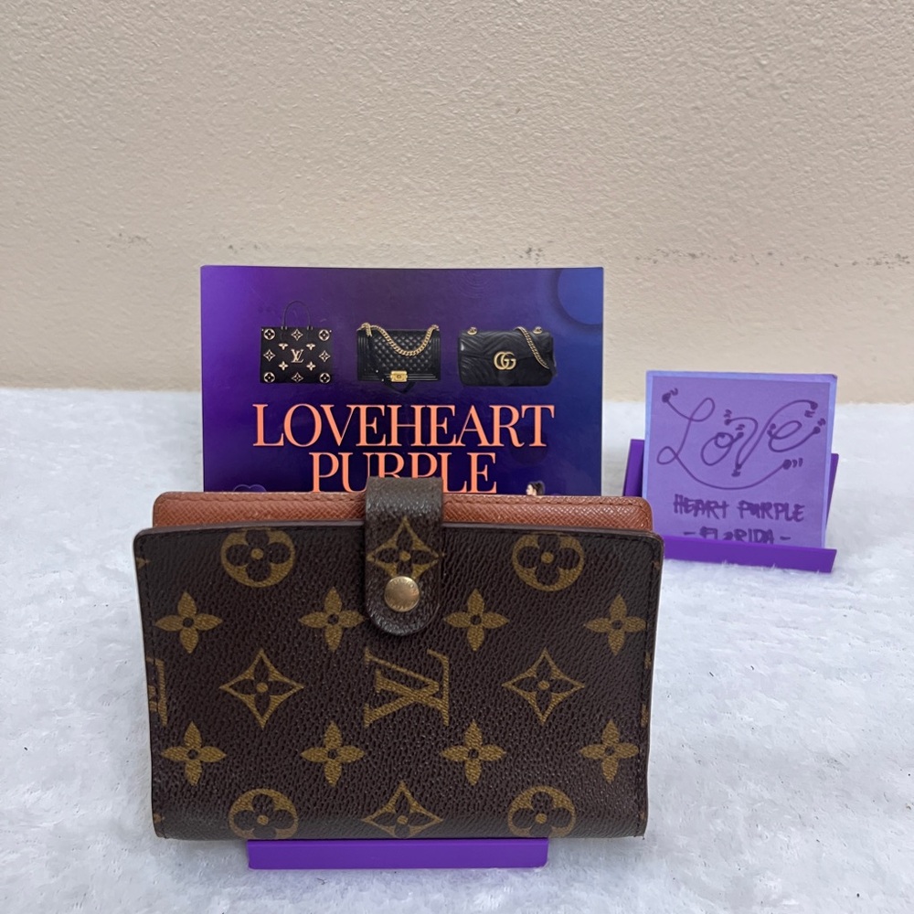 Louis Vuitton Brown and Gold Agenda PM